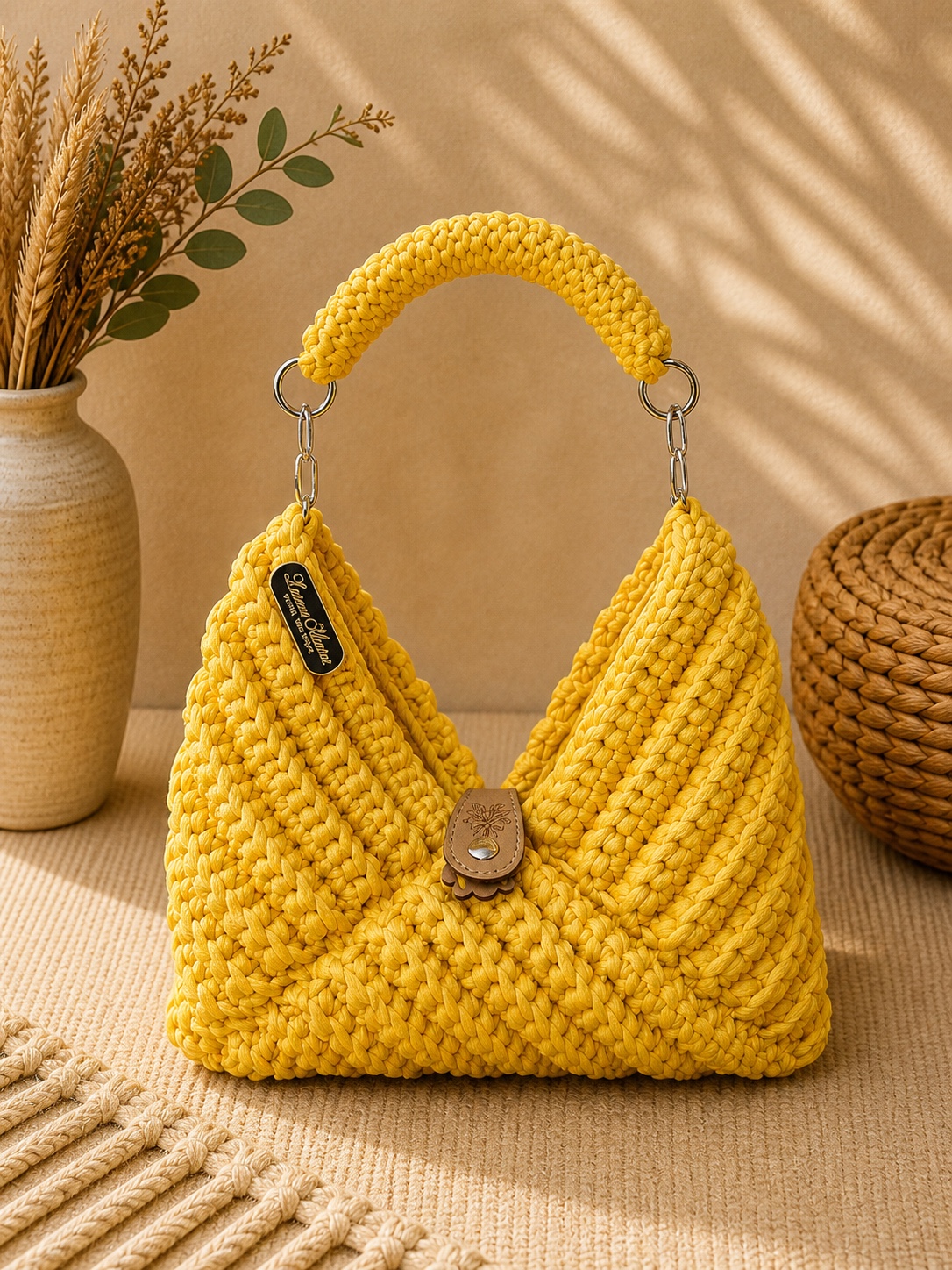 Bolsa Girassol Dourado