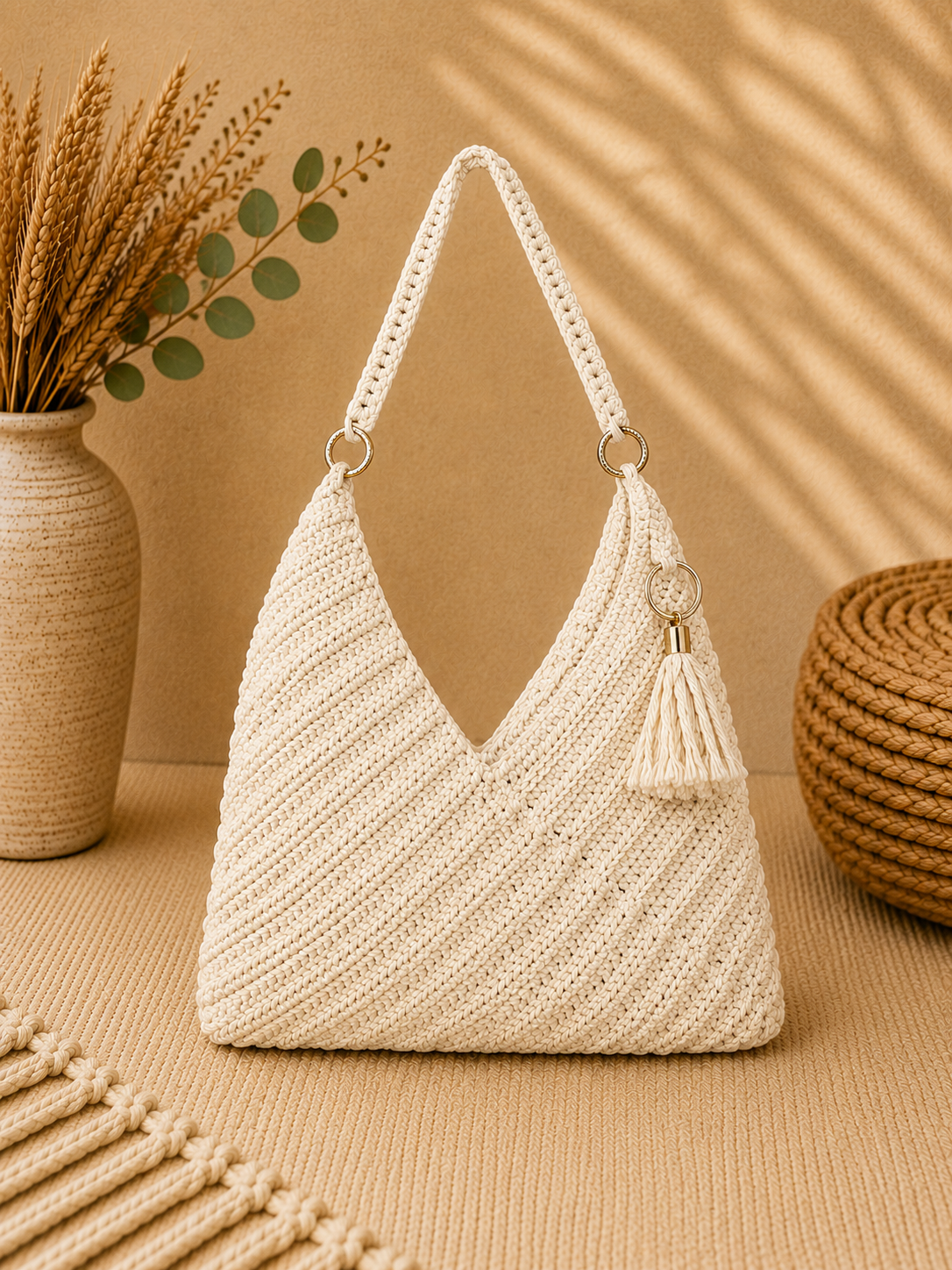 Bolsa Flor de Algodão
